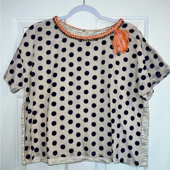 Corey Lynn Calter Tops - Anthropologie polka dot top Corey Lynn Calter - size M
